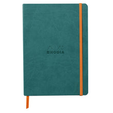 Încarcă imaginea în vizualizatorul Galerie, Agenda A5 160 pagini Rhodia turquoaz inchis, dictando, coperta flexibila Agenda Rhodia 
