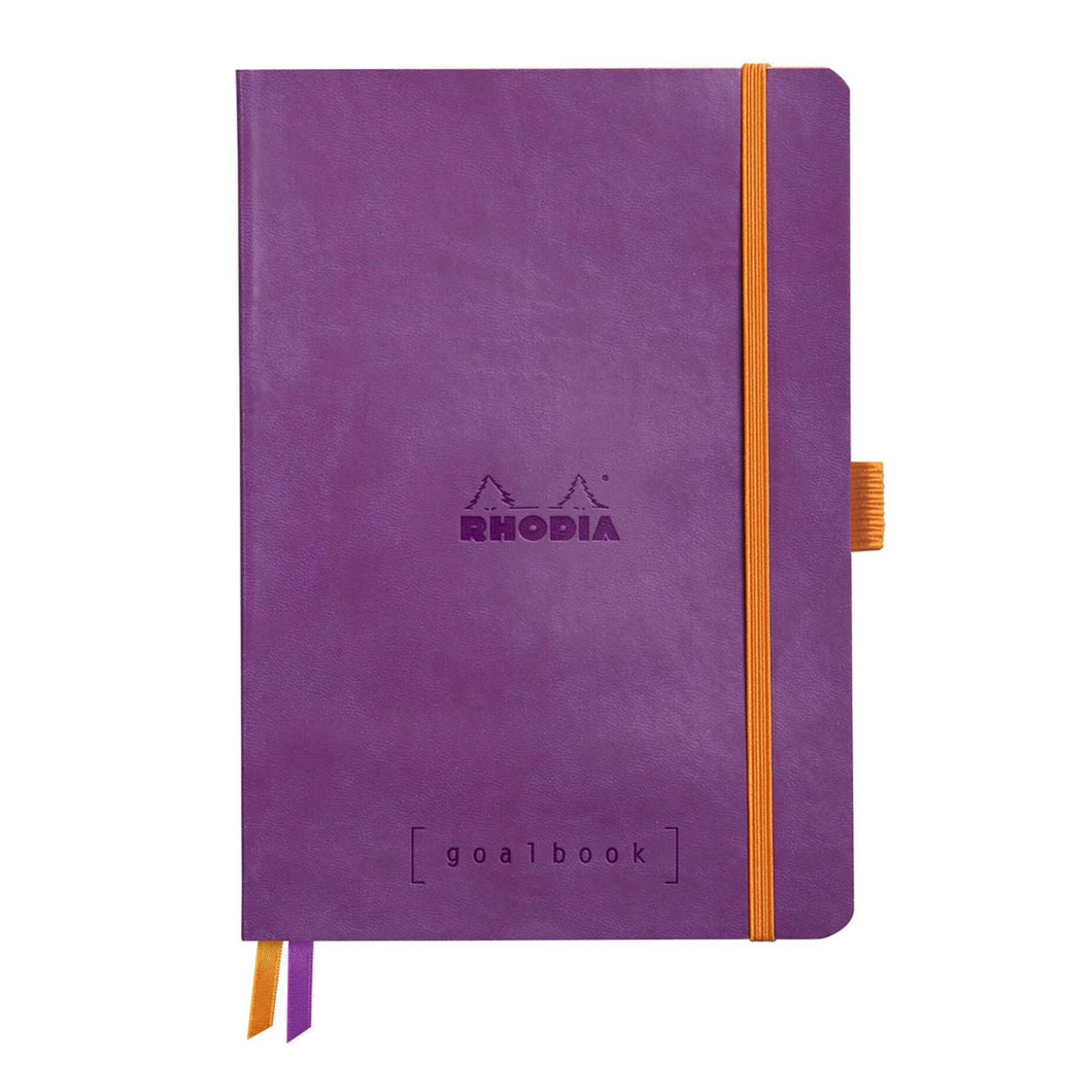 Agenda Lux A5 violet punctat alb fides cu coperta moale Agenda Rhodia 