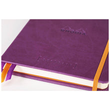 Încarcă imaginea în vizualizatorul Galerie, Agenda Lux Goal Book A5 violet punctata cu coperta rigida Agenda Rhodia 
