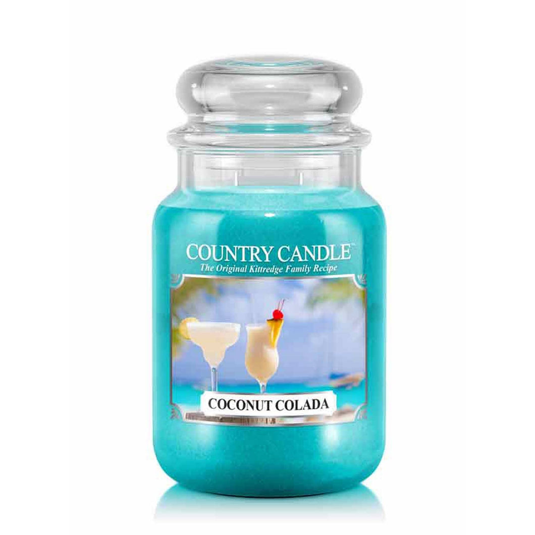 Lumanare parfumata 2 fitile Country Candle ''Coconut Colada'' 652 g Lumanare parfumata Kringle Candle 