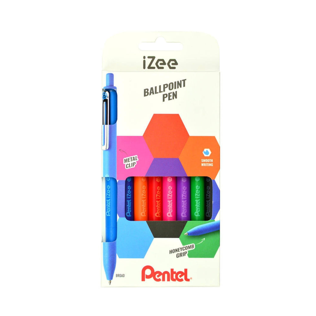 Pix Pentel iZee cu mecanism 1.0mm 8 culori/set Pixuri Pentel 