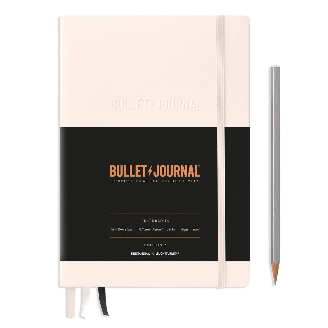Caiet Bullet / Journal Editia a IIa A5 roz pastel 206 pg, hartie 120g/m², linii punctate Agenda Leuchtturm Leuchtturm 1917 