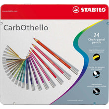 Încarcă imaginea în vizualizatorul Galerie, Creioane colorate Stabilo CarbOthello, 24 culori / set, cutie metalica Creioane colorate Stabilo 
