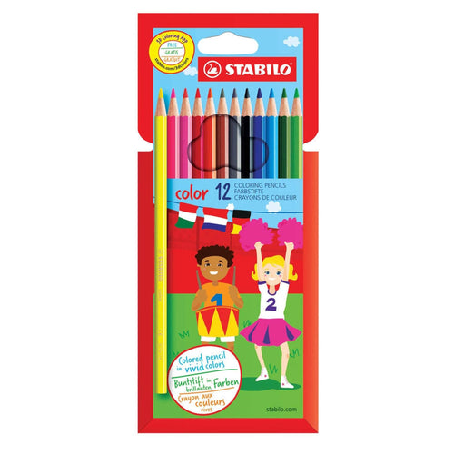 Creioane colorate Stabilo Color 12 culori/set Creioane colorate Stabilo 
