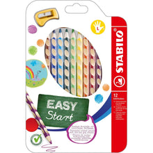 Încarcă imaginea în vizualizatorul Galerie, Creioane colorate Stabilo EASYcolors, pentru stangaci, 12 culori/ set Creioane colorate Stabilo 
