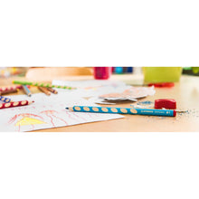 Încarcă imaginea în vizualizatorul Galerie, Creioane colorate Stabilo EasyColors, pentru stangaci, 6 culori/portofel carton Creioane colorate Stabilo 
