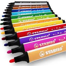 Încarcă imaginea în vizualizatorul Galerie, Carioca Stabilo Trio Scribbi 8 culori/set Carioca Stabilo 
