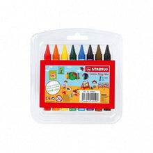 Încarcă imaginea în vizualizatorul Galerie, Creioane cerate Stabilo Yippy Wax 8 culori/set Creioane cerate Stabilo 
